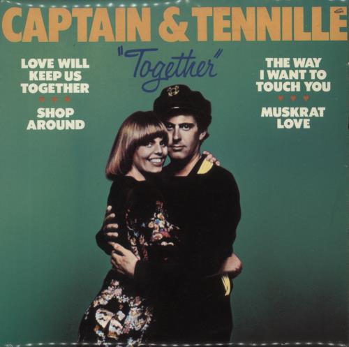 Captain & Tennille Together EP UK 7
